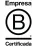 Empresa certificada B Corp